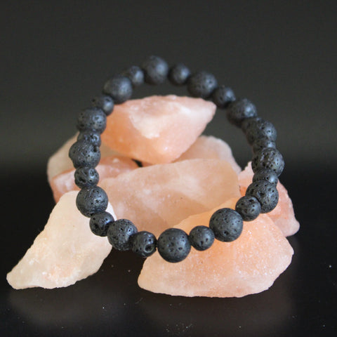 Gemstone Bracelet | Lava Stone